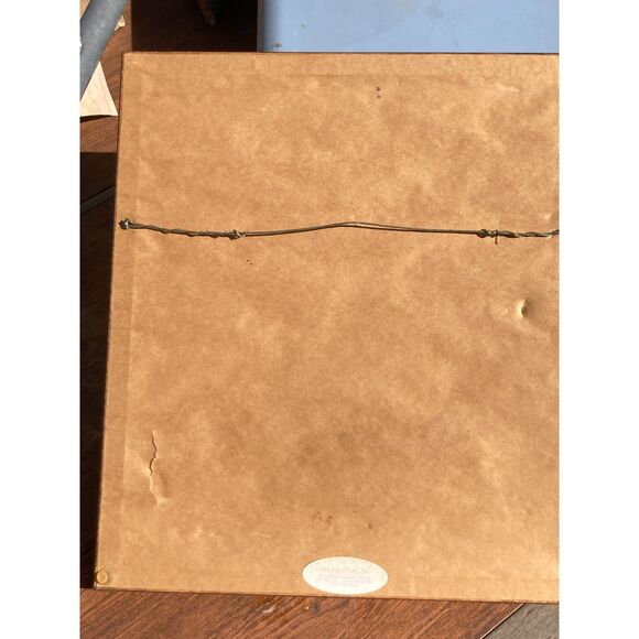 Cross Stitch Bunny Rabbits Framed "Happiness is Being Married to Best Friend" - Picture 3 of 4